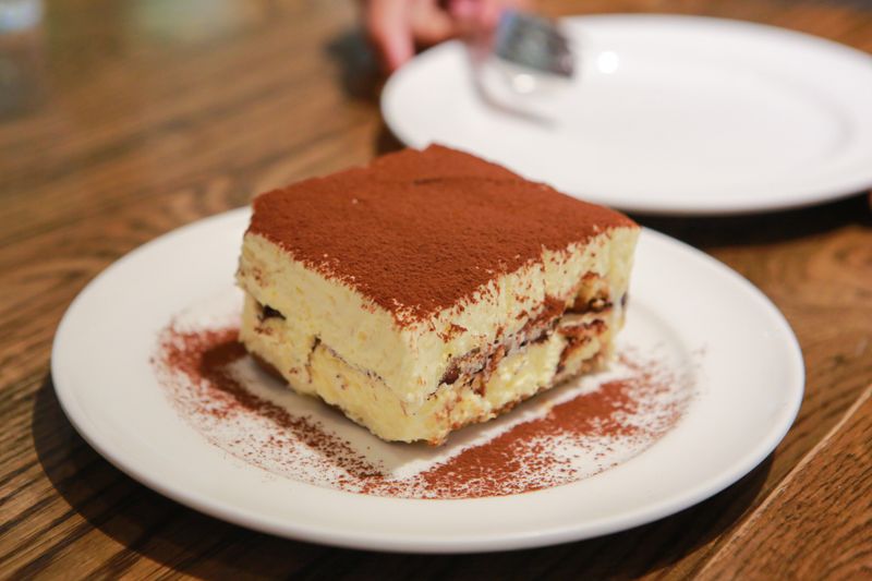 Tiramisu dessert at anthonys coal fired restaurant