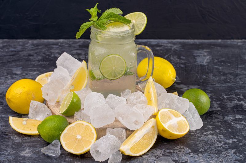 Fresh lemonade at anthonys coal fired pizza